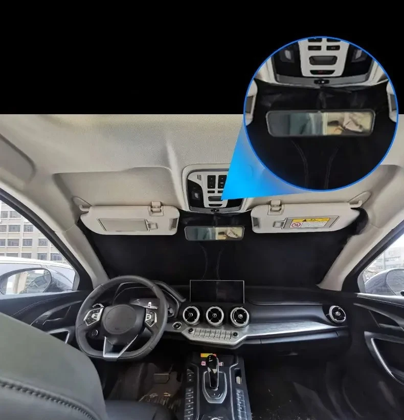 Sun Protection and Heat Insulation Car Front Gear Thickened Sunshade Car Sunshade Umbrella Type Product