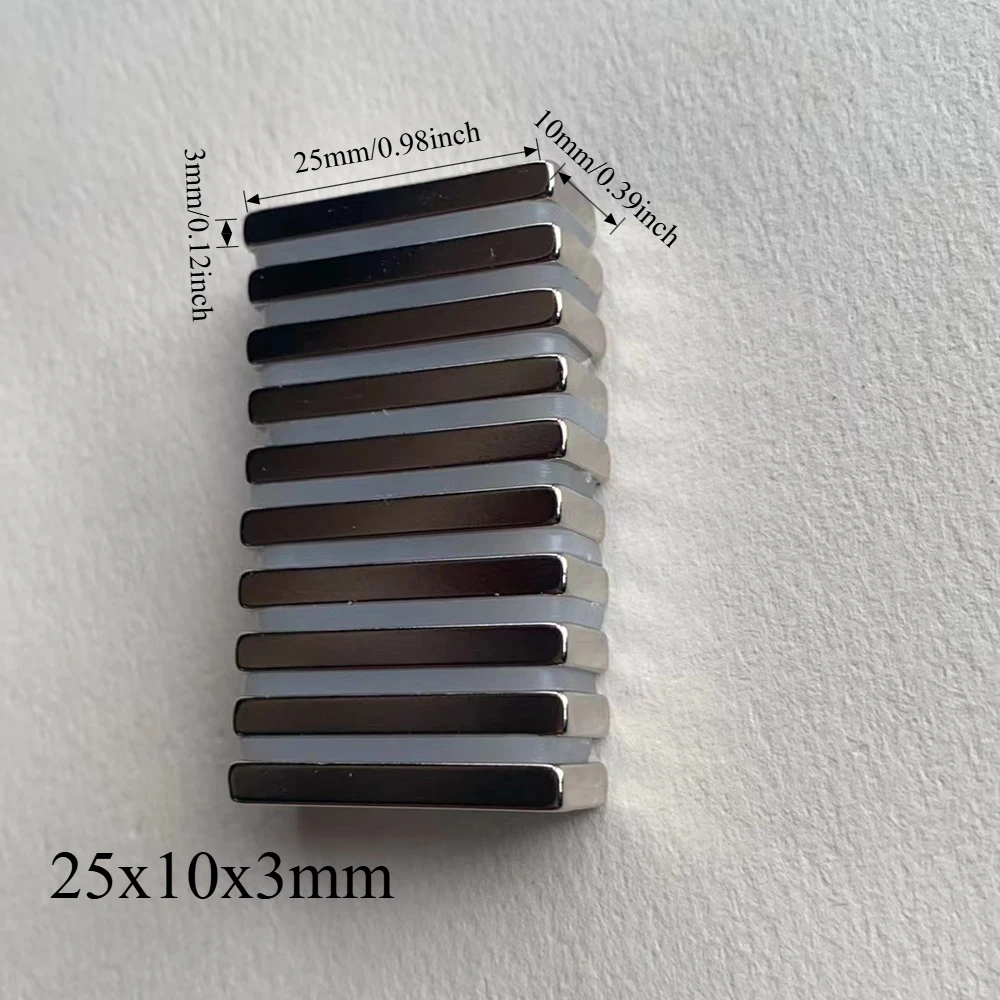 N52 25x10x3 30x15x3 30x12x3 25x20x4 Magnets Motor Generation neodymium Aiment Science Magnetic for Sale Customised Storage