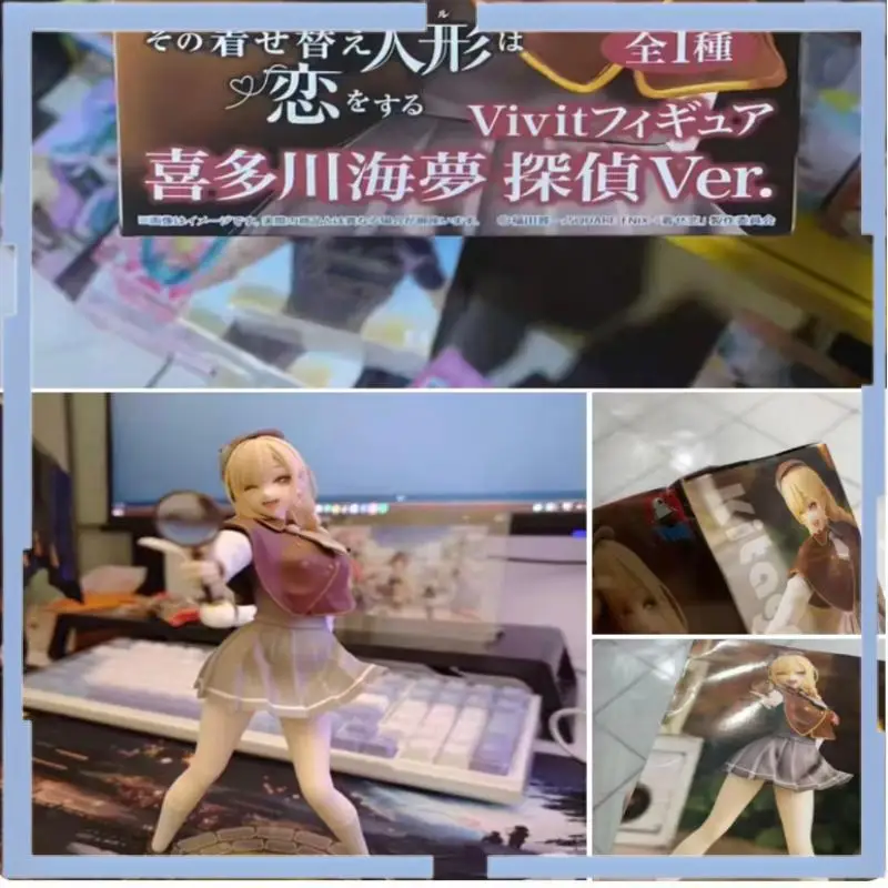 

Оригинальная детективная униформа My Dress-Up Darling Kitagawa Marin, потому что имя, новая и нераспечатанная коллекционная аниме-фигурка, модель игрушки в подарок