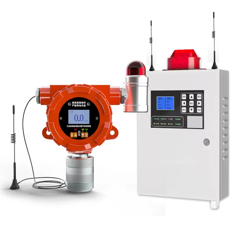 

Wireless industrial combustible gas detection alarm, methane ozone hydrogen gas concentration detector