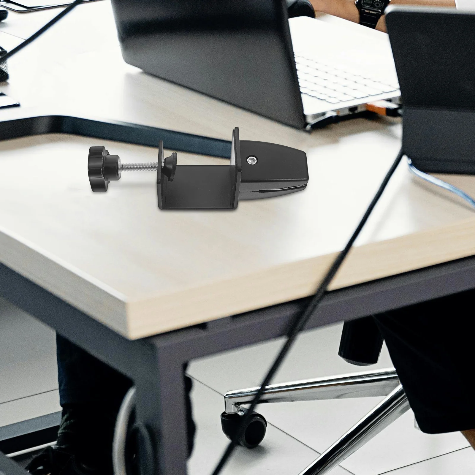 

Screen Clip Divider Clips Metal Desk Panel Clamps Desktop Partition Aluminum Alloy