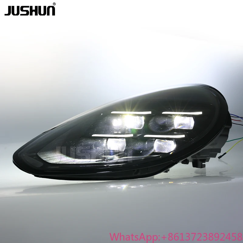 

JUSHUN Laser Headlights Plug and Play for Porsche Panamera 970 2014-2016 LED Head Light Front Headlamp Upgrade Matrix Headlight