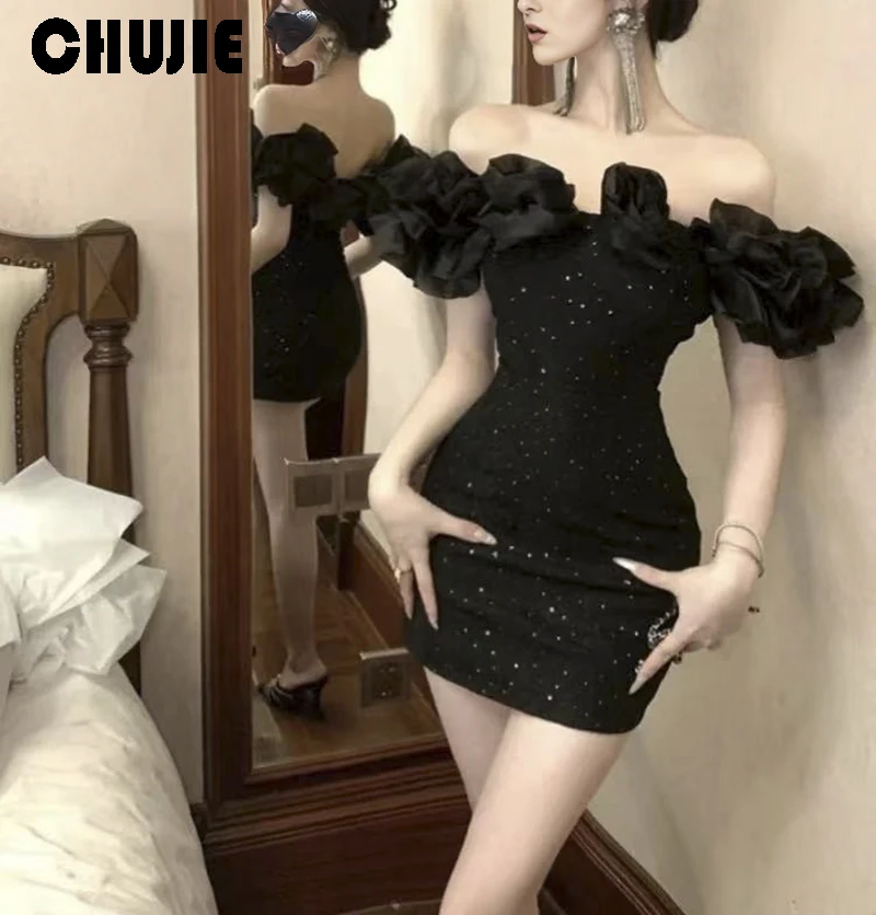 Off Shoulder Mini Graduation Dress Customized Cocktail Dress Short Homecoming Short Wedding Prom Gown Vestido de graduación