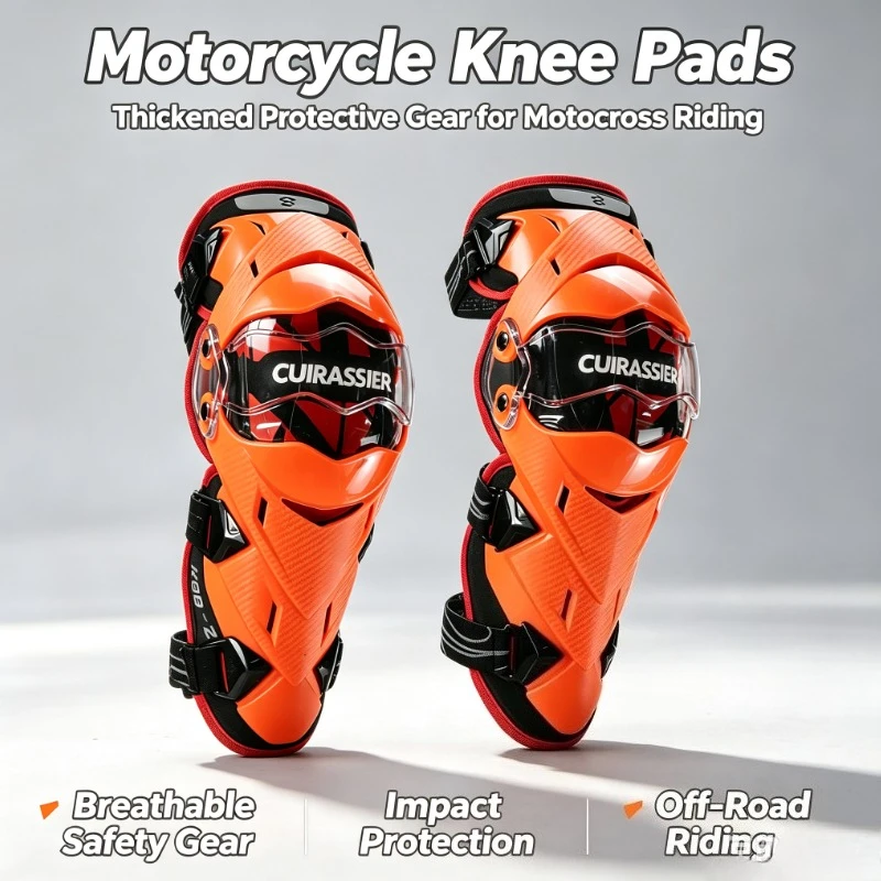 1PCS Motocross Knee Pads Moto Protection Riding Knee Guard Motorcycle Motorbike Off-road Racing MTB Knee Pads Protection