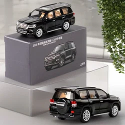 1/64 Toyotas Land Cruiser LC200 SUV Alloy Car Model Diecast Metal Off-road Vehicle Car Model Miniature Scale Collection Kid Gift