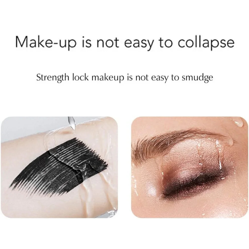 24 個黒防水マスカラ長くするまつげエクステンション厚いシルク繊維マスカラ女性メイクアイ化粧品ツール