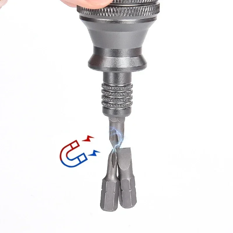 6 In 1 Multifunctional Screwdriver Bit Set Slotted Phillips Triangle S2 Screwdriver Tools