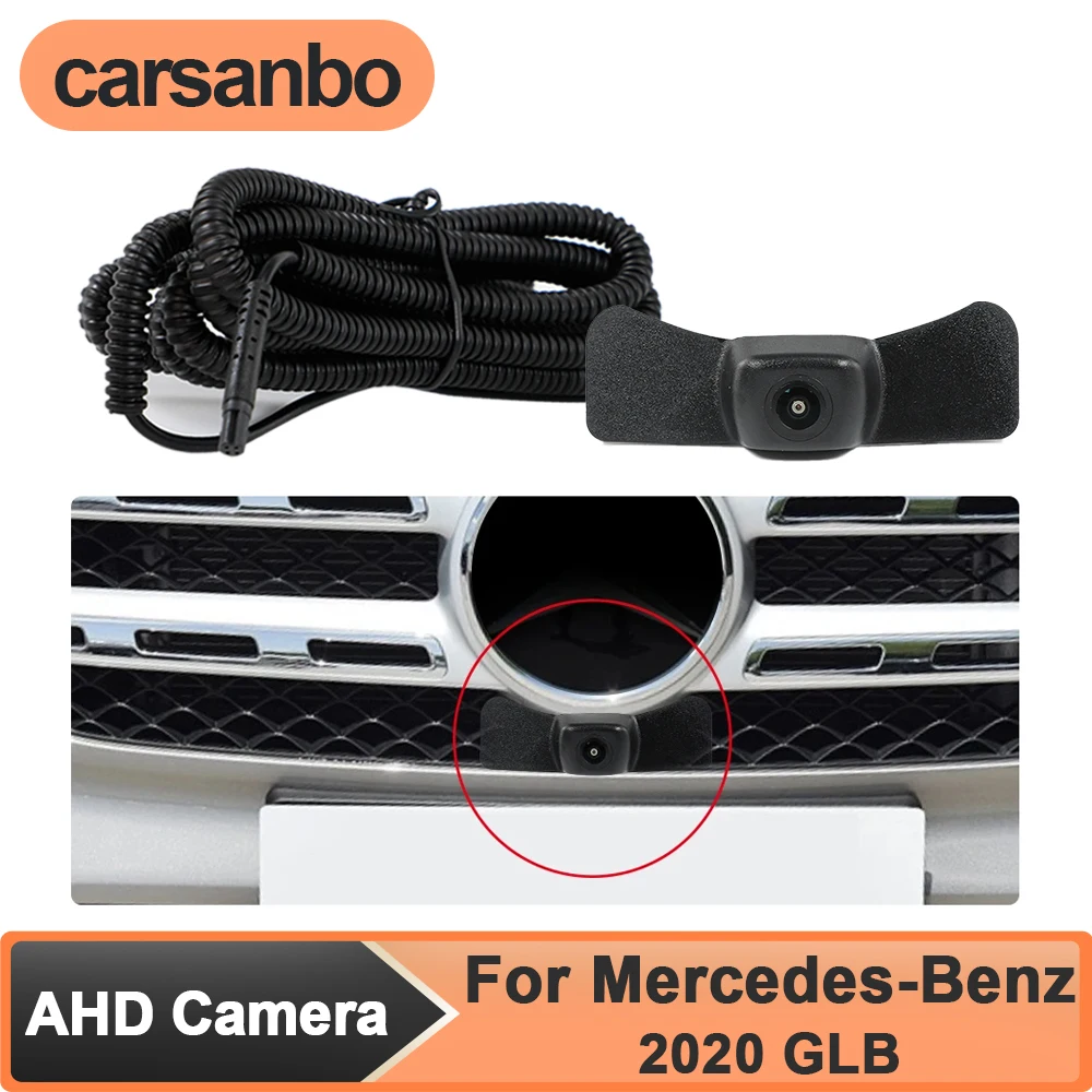 

Carsanbo AHD Wide Angle 150° Car Front View Camera for Mercedes-Benz 2020 GLB Parking Monitoring System Night Vision Waterproof
