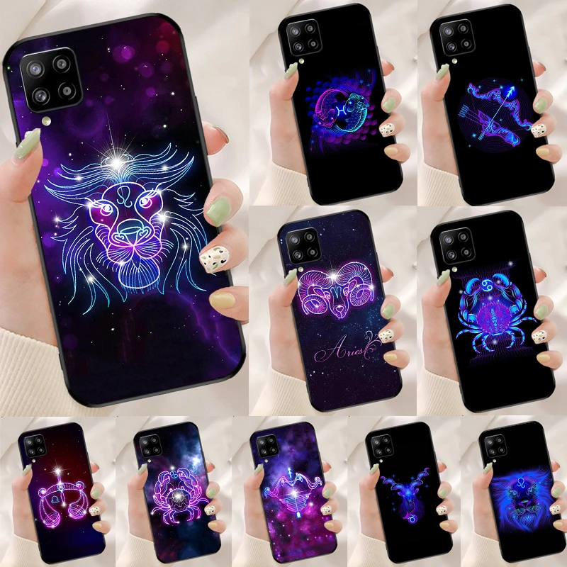 Zodiac Signs Case For Samsung Galaxy A53 A33 A13 A12 A22 A32 A42 A52 A50 A51 A71 A14 A24 A34 A54 Cover