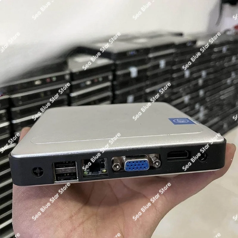 Industrial control host advertising machine, Celeron j1800 micro mini computer small host all-aluminum chassis, disassembly host