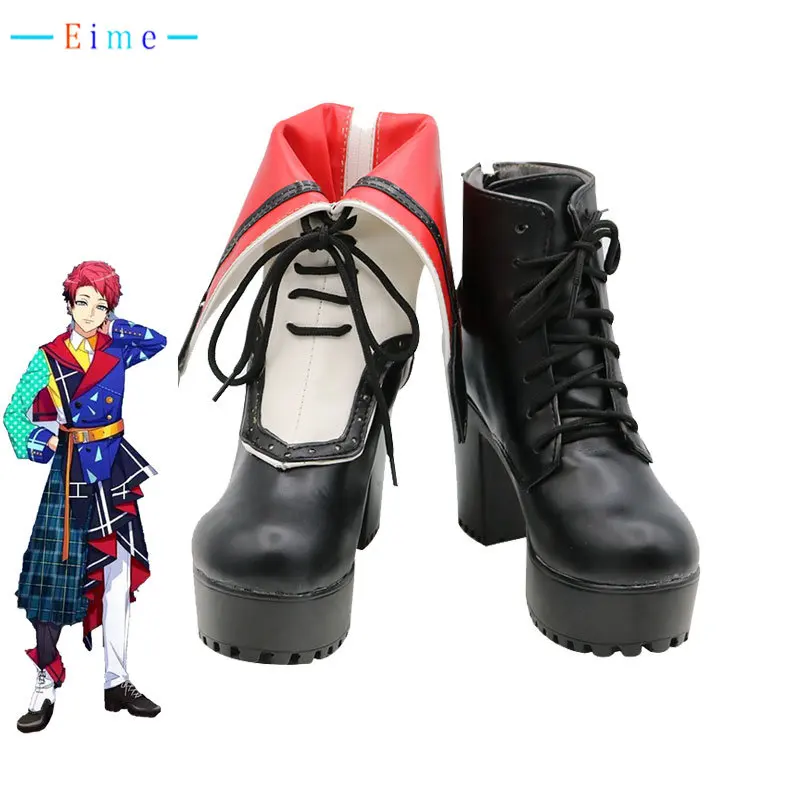 

Game A3! Nanao Taichi Cosplay Shoes Halloween Carnival Boots PU Shoes Cosplay Props Custom Made