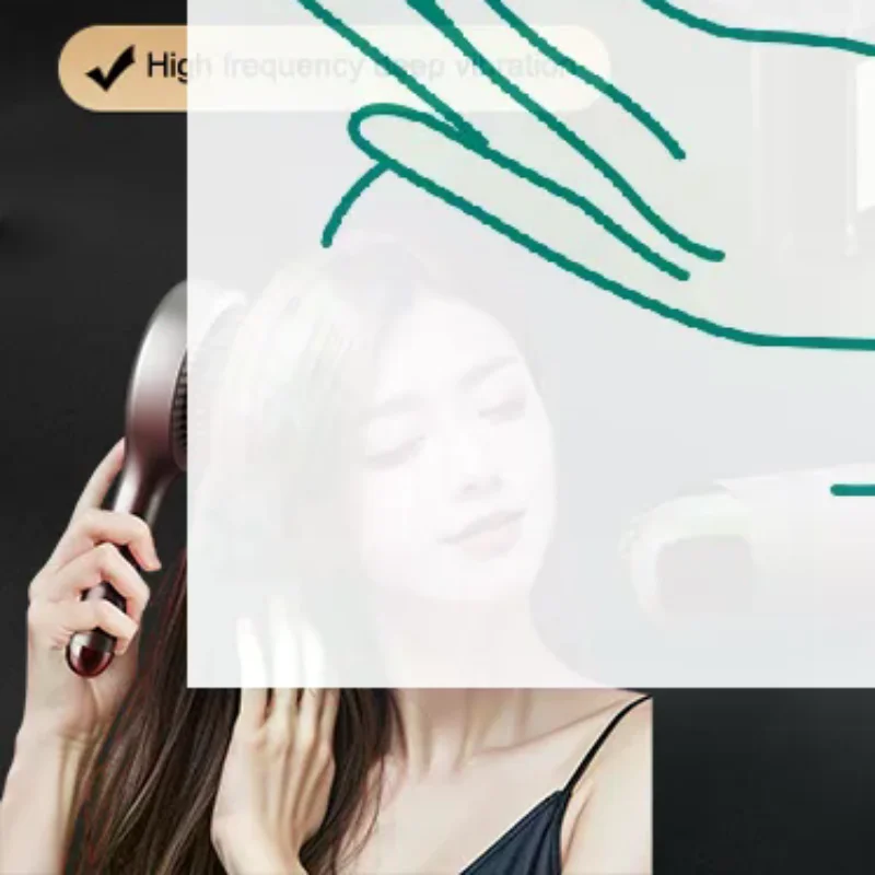 

Электрический распылитель, массажная расческа для роста волос, вибрационный массажер для головы, щетка со светодиодной подсветкой, против выпадения волос, жидкая медицинская распылительная расческа для кожи головы
