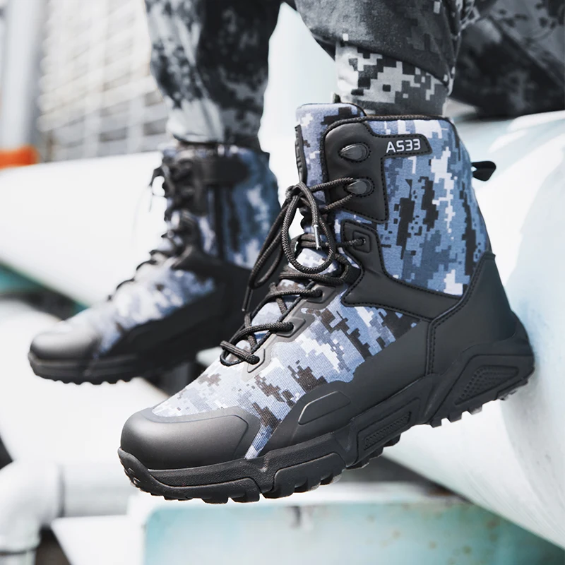Men's Outdoor Hiking Boots: Comfortable and Versatile Military Boots, Book-Style Combat Boots, Combat Boots, Desert Boots