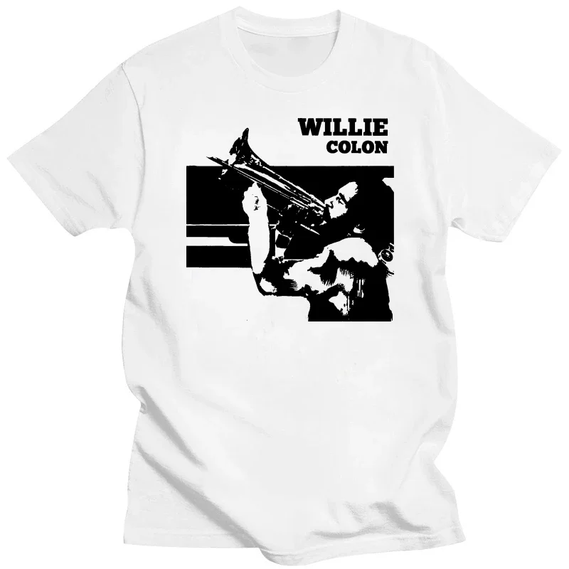 all sizes S 5XL men's Black White Immortal faces band poster PR TShirtPR TeeTrumpetLatino Graphic Willie Colon Album