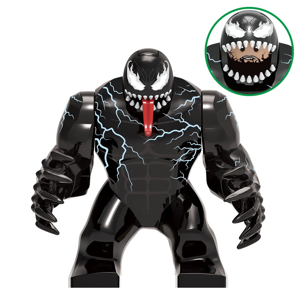 New Trend Disney Hulk Venom Iron Anime Figures ​Wolverine Heroes Building Blocks Toys For Children Boy Girls Birthday Gifts