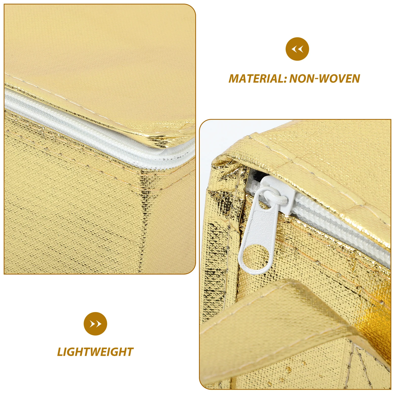 

Insulation Bags Ice Reusable Cooler Tote Handheld Non-woven Fabric Freezer Carrier Food Travel