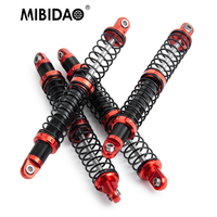 MIBIDAO 1pcs 75/85/95/105/115/125mm Adjustable Spring Shock Absorber Damper For 1/10 RC Car Axial SCX10 90046 TRX4 TRX6 D90