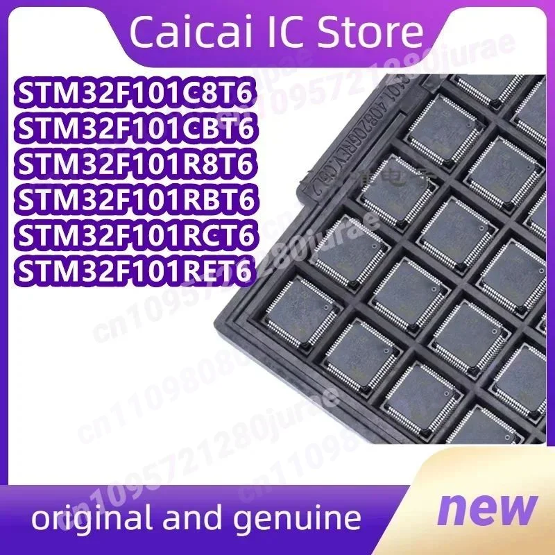 

5 шт./лот STM32F101C8T6 101CBT6 101R8T6 RBT6 RCT6 RET6 STM32F101 STM32F STM32 Микроконтроллеры LQFP-64 Электронные компоненты