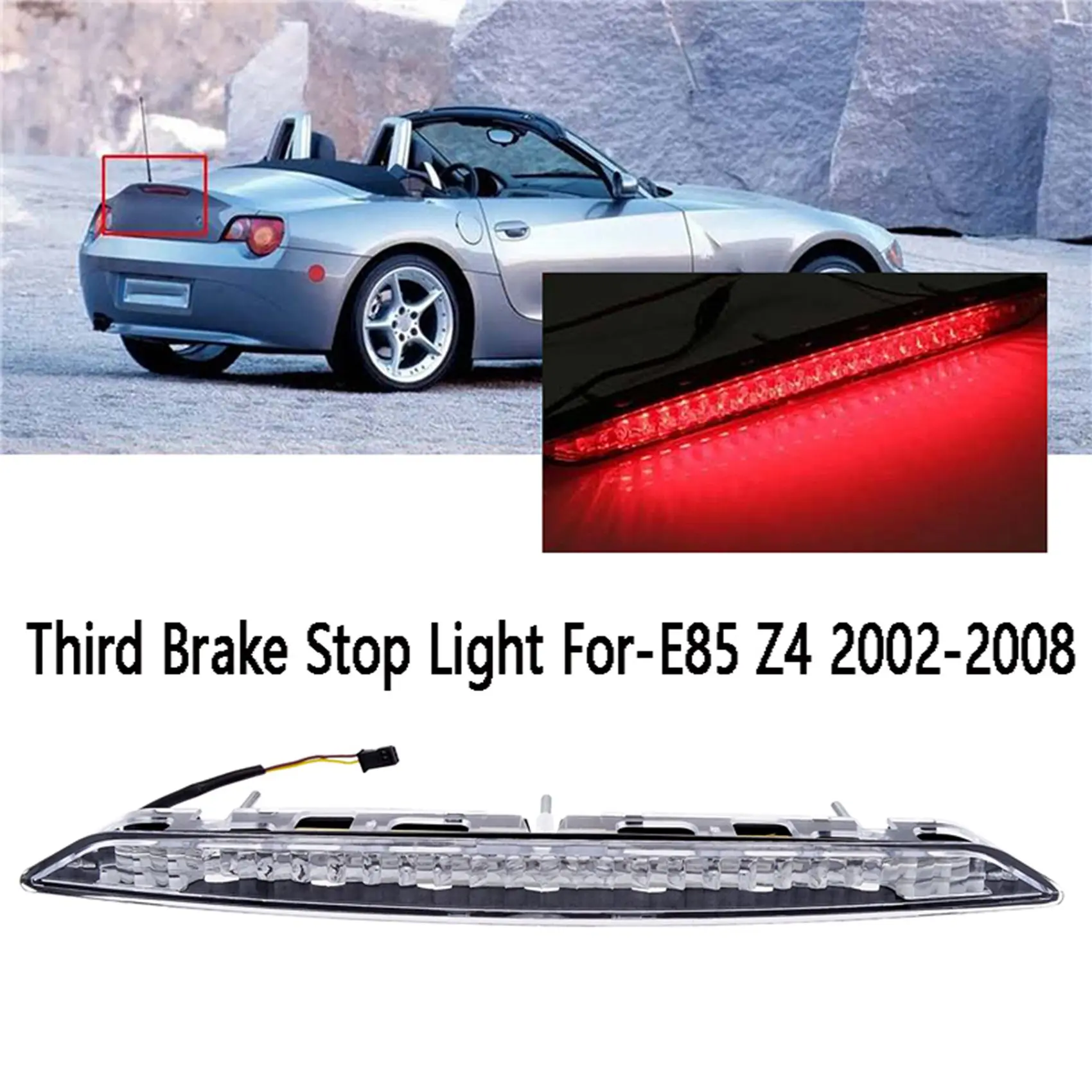 Third Brake Stop Light Rear Stop Lamp 63256917378 for-BMW E85 Z4 2002-2008