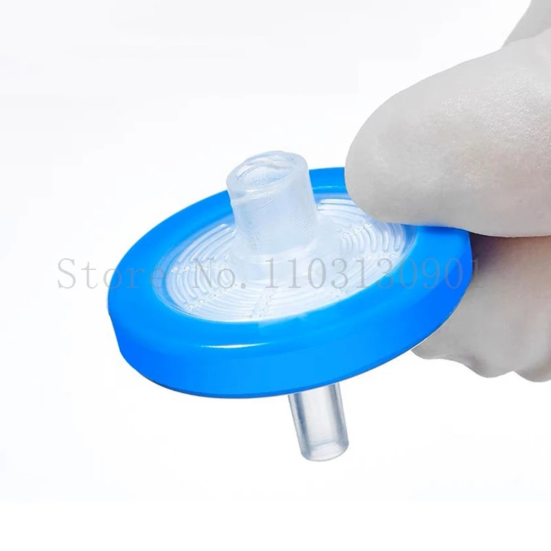 100pcs/lot 13mm/25mm Lab Nylon/PES/PTFE/MCE Millipore Membrane Syringe Filter with 0.22/0.45um Pore Size