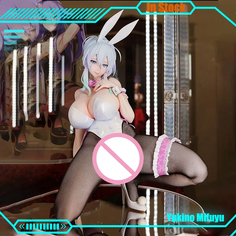 1/4 Yukino Mifuyu Bunny Girl Ver. Action Figure Sexy Yokime Anime Figure Statue Collection Adult Decor Desktop Models Toys Gifts