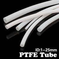 Rigid Heat Guard Tube ptfe pipe ID 1 2 3 4 5 8 10 12 15 19mm for 3D Printer J-Head Hotend Temperature Tolerant Accessory
