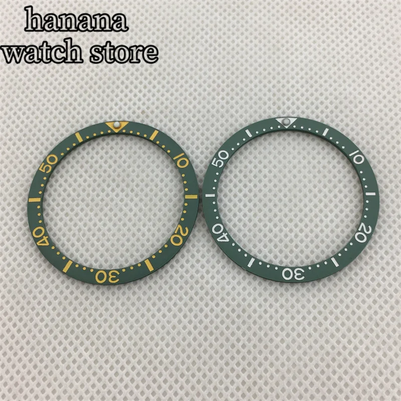 Ceramic bezel 39.3 x 32.8mm x 3.3mm flat bezel