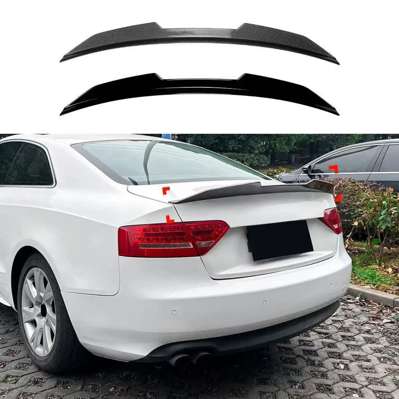 

Для Audi A5 8T 2008-2016 Sportback Coupe PSM: задний спойлер, накладка на крышку багажника, гоночное антикрыло, дополнительный элемент экстерьера, запасные части