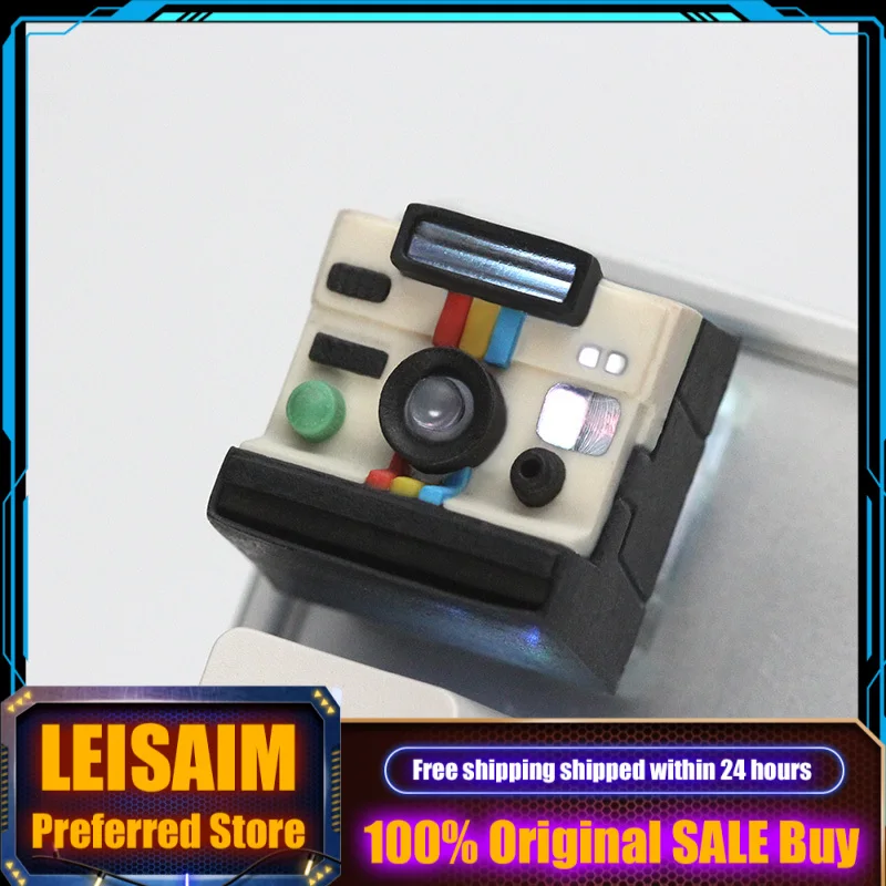 Camera Theme Transparent Keycaps Mechanical Keyboard Resin P