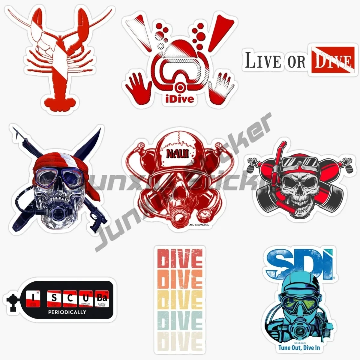 

Funny Scuba Diver Car Stickers Vinyl Decor Accessories Funny Cover Scratches Stickers for Cars Bumper Window Windshield