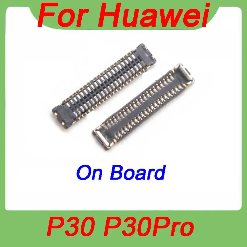 2Pcs USB Charging Port FPC connector For Huawei P30 Pro P30Pro charger Logic on motherboard mainboard flex cable