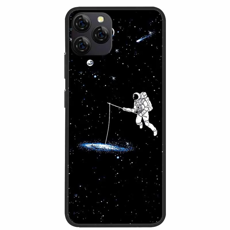 Case For Blackview A95 Astronaut Silicone TPU Soft Phone Back Cover For Blackview A 95 Funda Spaceman Moon Capa Shockproof Coque