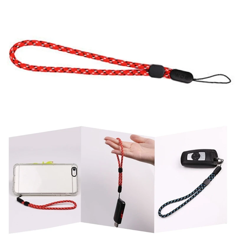 7.5inch Adjustable Cellphone Strap Wrist Lanyard Hand Strap for Key Phone Flashlight Multifunction Nylon Wristlet Straps