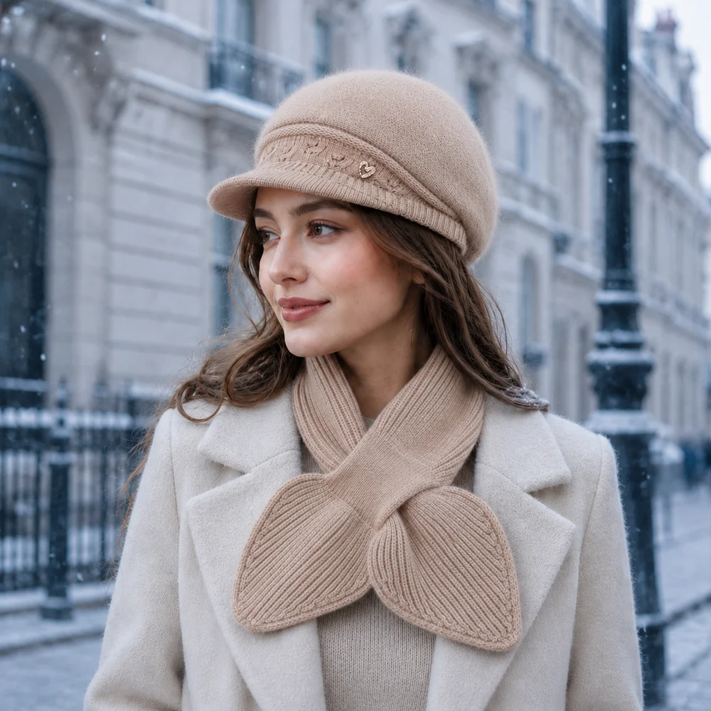 Women’s Winter Fuzzy Newsboy C - Dad Hat Cotton ulasan dan harga