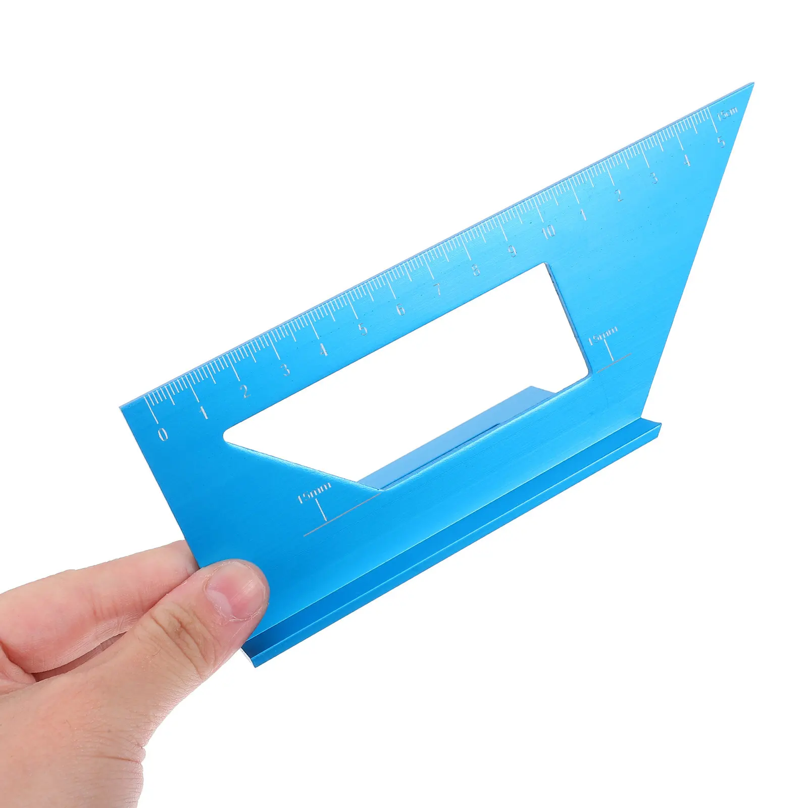 Aluminum Alloy Multi Angle Ruler Triangle Ruler 45 90 Degree Measuring Tool Carpenter Woodworking Drafting Engineer Tools