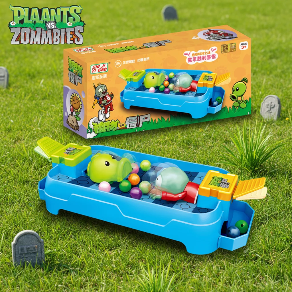 النباتات مقابل الزومبي سلسلة المعركة التنافسية باك مان معركة مجلس زومبي لعبة شخصية الحلي الألعاب التفاعلية هدية للأطفال