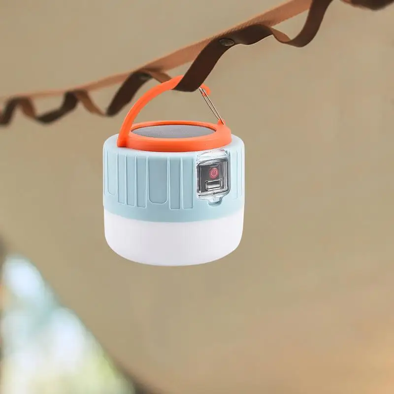 Camping Lights With Remote Control Hook Design Portable Camping Lantern Versatile Camping Lights Charging System Long-Lasting