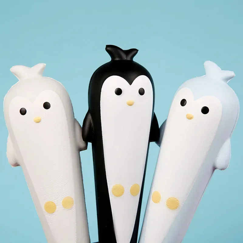 A 20PCS Penguin Style Gel Pen Office Stationery Student Writing Pen Student Supplies Gel Pen Kawaii School Supplies B