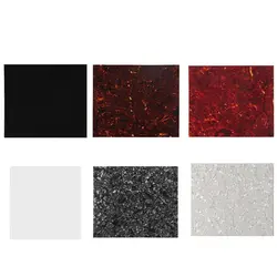 Professional DIY Guitar Pickguard Blank Sheet Color Self-Adhesive Guitar Decor Sticker Thin 20x17cm Guitar Anti-Scratch Plate