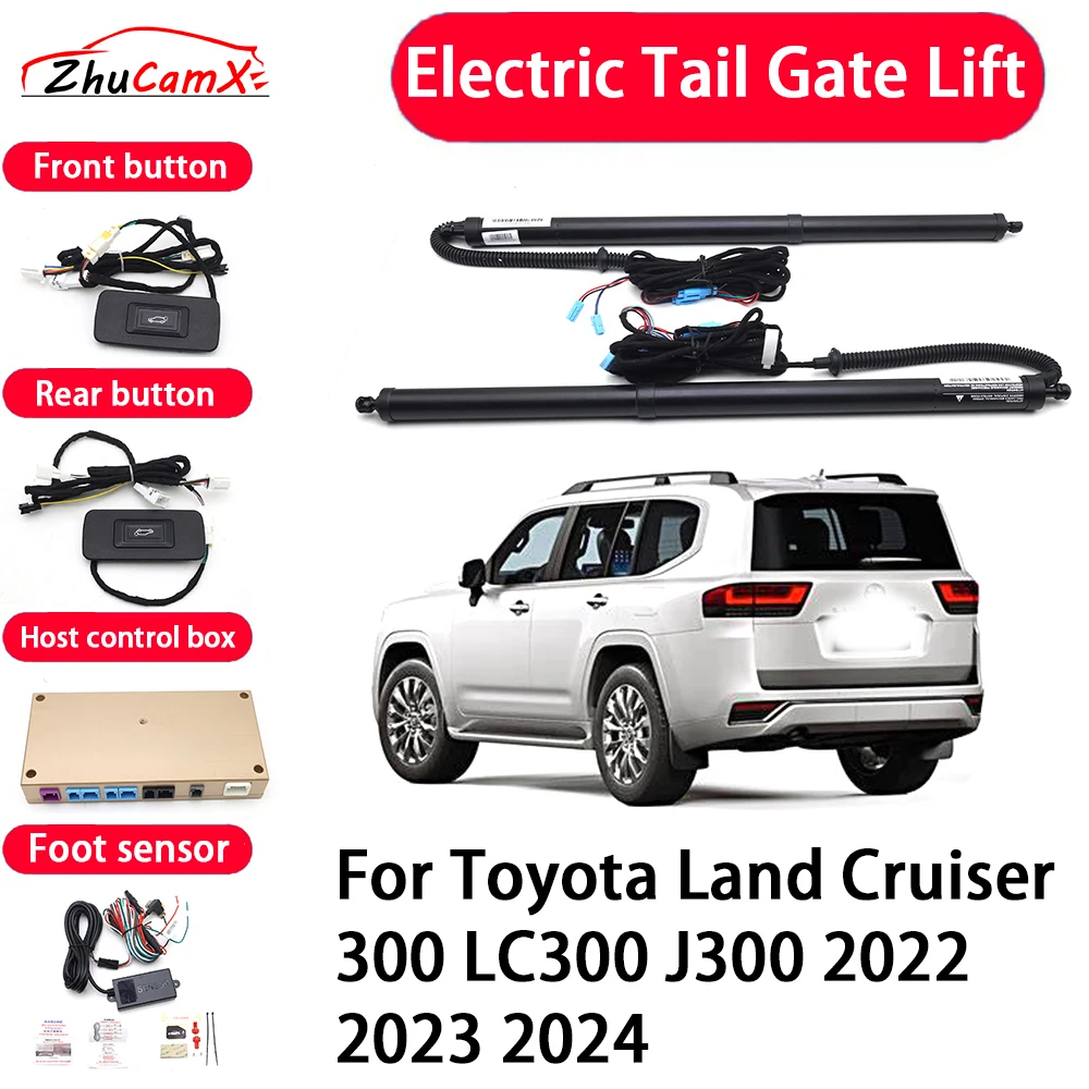 

ZhuCamX Car Automatic Electric Tail Gate Lift Tailgate Assist System for Toyota Land Cruiser 300 LC300 J300 2022 2023 2024