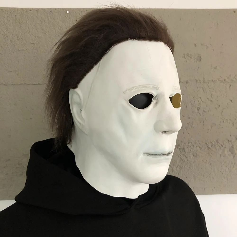 1978 Michael Myers Mask Cosplay Horror Bloody Killer Demon Latex Helmet Halloween Carnival Masquerade Party Costume Props