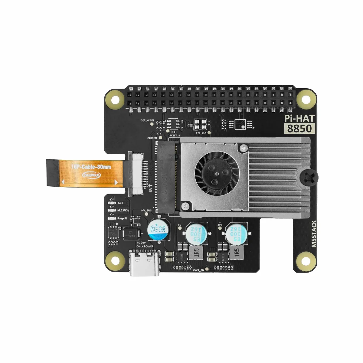 Official M5Stack LLM-8850 Kit 4GB Embedded Edge Computing High-Performance AI Accelerator Card Kit