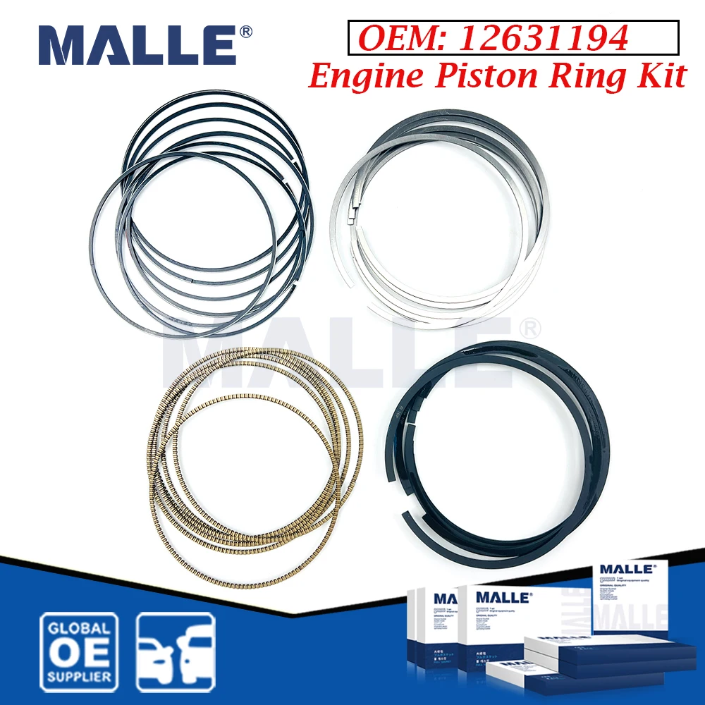 

Engine Piston Ring Kit For Buick New LaCrosse Cadillac Equinox GMC CTS SRX Terrain 3.0L V6 Auto Car Accessories 12631194 89mm