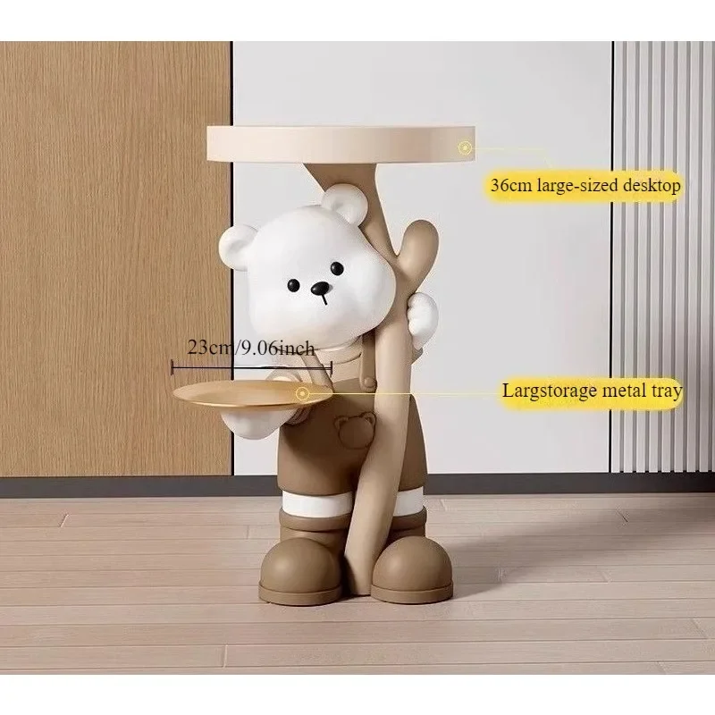 باقة الدب طاولة القهوة غرفة المعيشة الديكور أرضية كبيرة الراقية خزانة التلفزيون أريكة طاولة جانبية #3