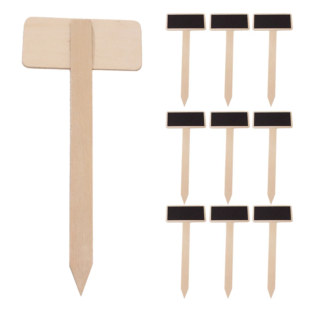 20 قطعة السبورات الصغيرة مع العصي للأواني شارات الأسعار متجر الديكور هدايا الزفاف السبورة الصغيرة علامة السبورة #5