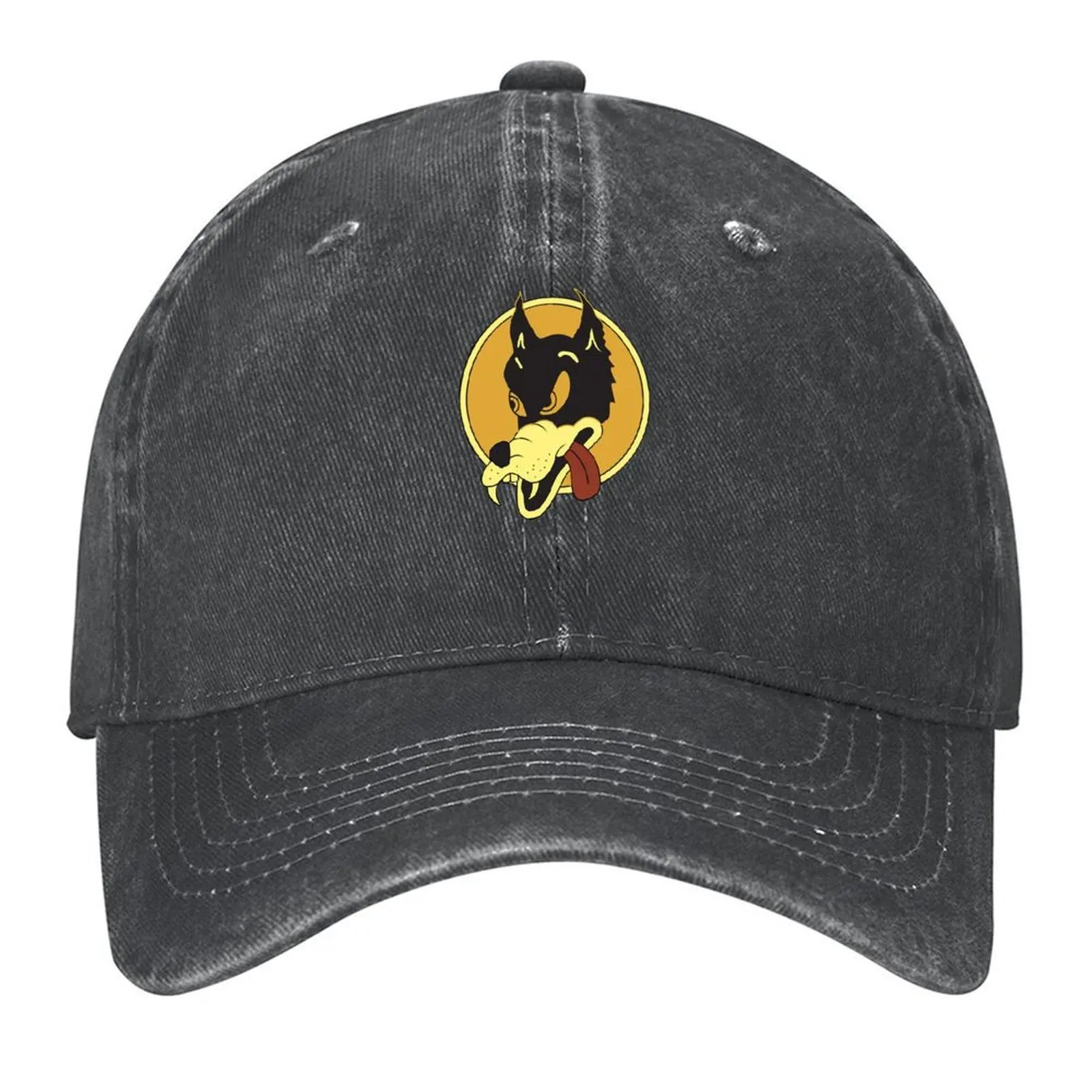 

Jerry-Garcia-Wolf-Guitar Baseball Cap funny hat Uv Protection Solar Hat Luxury Cap Horse Hat Caps For Men Women's