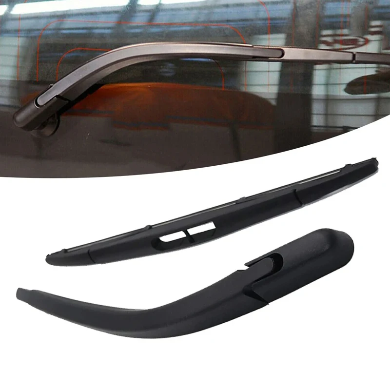 Car Rear Windscreen Wiper Arm & Blade Set for Peugeot 107 Citroen C1 MK1 Toyota Aygo MK1 2005-2014