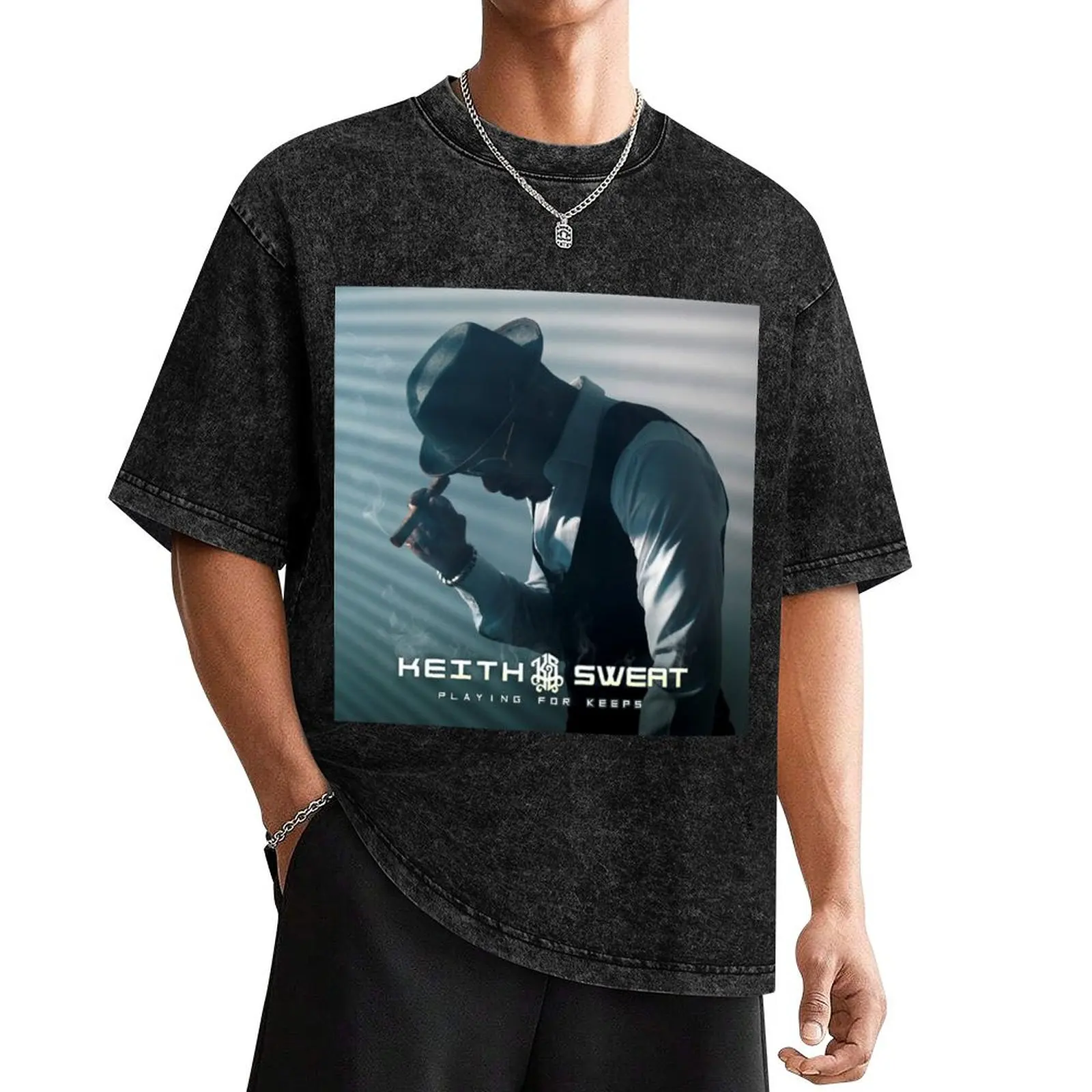 

Keith Sweat playing for keeps T-Shirt anime tshirt customs design your own cotton man t-shirts Anime t-shirt plain t shirts men