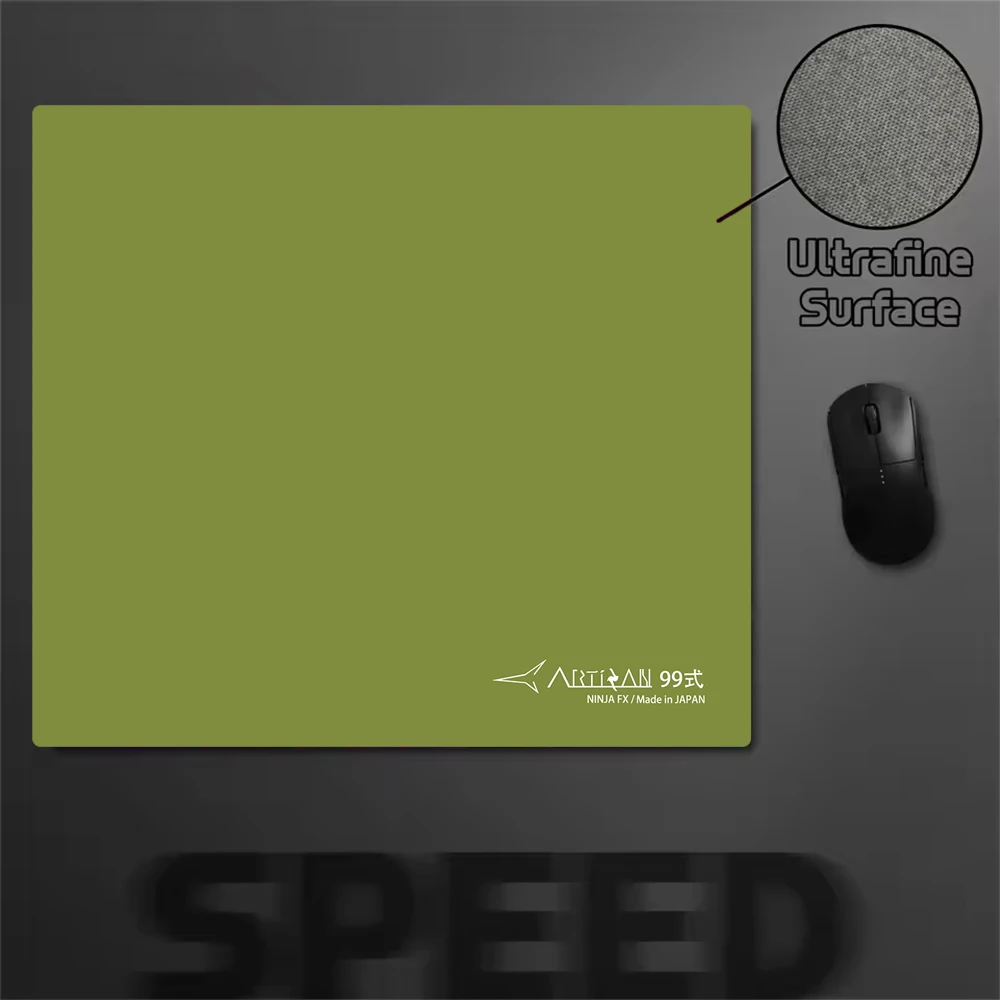 ARTISAN FX 99 Schwarzes Mauspad Gaming-Mauspads Rutschfester, genähter Rand PC-Zubehör Speed Professional Artisan Mousemat