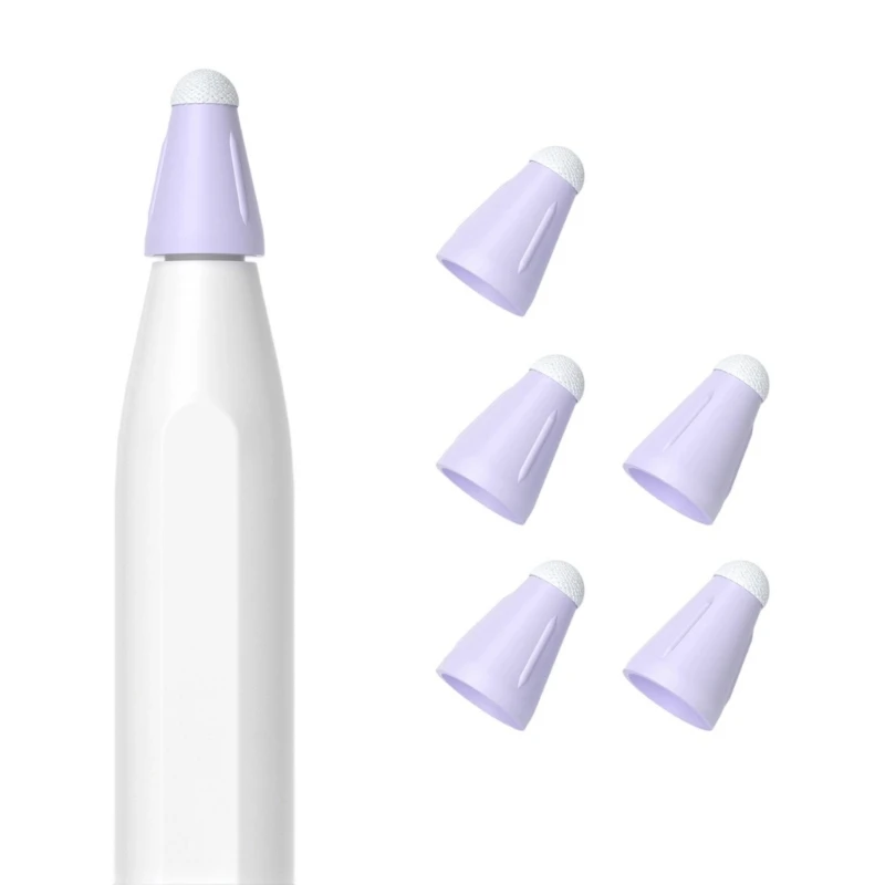 

Q22A 5Pcs Silicone Replacement Tip Case Nib Cover Skin For Pencil 3 Touchable